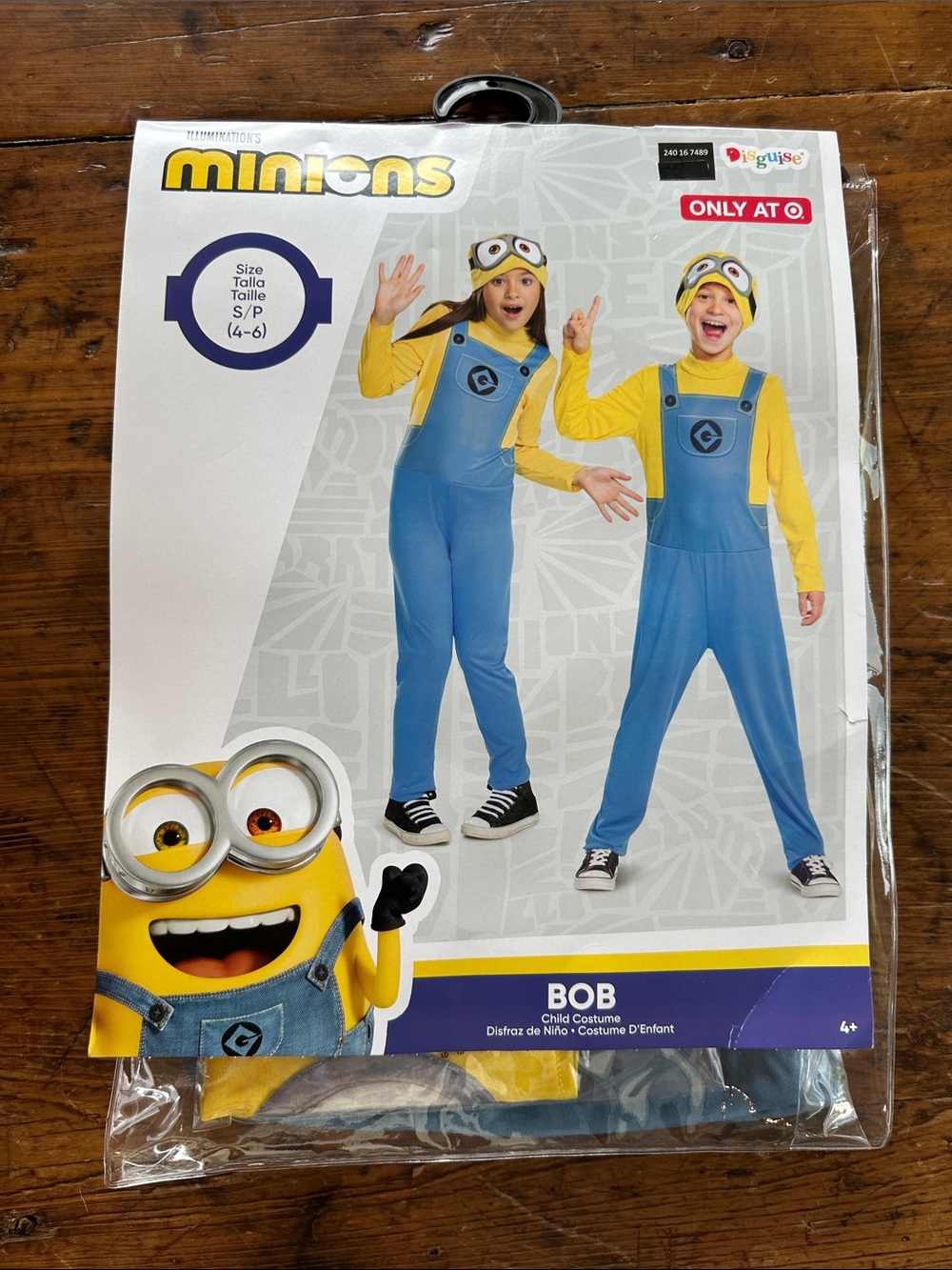 Bob Kids Yellow & Blue Costume - Official